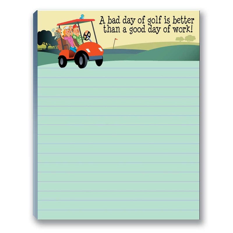 Stonehouse Collection | Funny Golf Notepads | 4 Assorted Golfing Note Pads | Small Gift Idea | USA Made (Golf Set #1) - Image 4